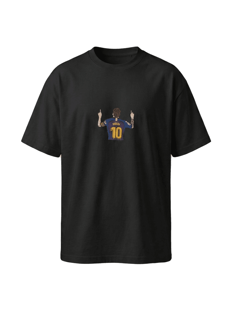 Messi 10 · Sınırlı Üretim — nakış mockup örneği